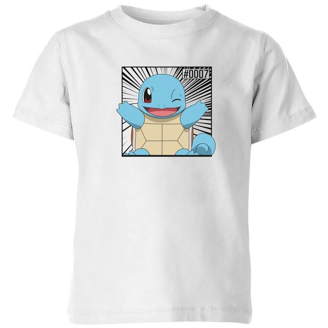 Pokémon Pokédex Squirtle #0007 Camiseta Niño - Blanco - 3-4 años on Productcaster.