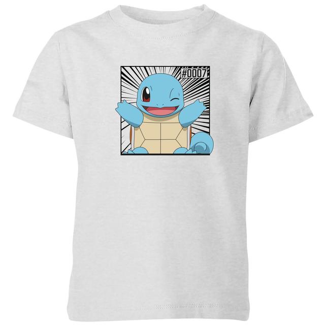 Pokémon Pokédex Squirtle #0007 Camiseta Niño - Gris - 7-8 años on Productcaster.