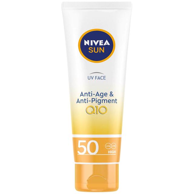 NIVEA SUN UV Face Q10 Anti-Age & Anti-Pigment Sun Cream SPF50 50ml on Productcaster.