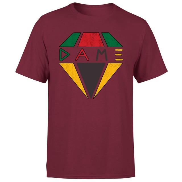 Creed DAME Diamond Logo Men's T-Shirt - Burgundy - S on Productcaster.