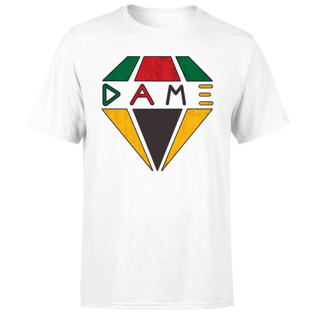 Creed DAME Diamond Logo Men's T-Shirt - White - S on Productcaster.