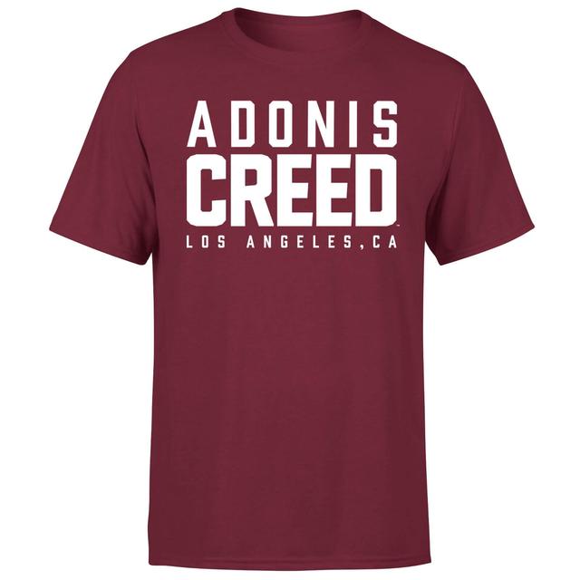 Creed Adonis Creed LA Logo Men's T-Shirt - Burgundy - L on Productcaster.