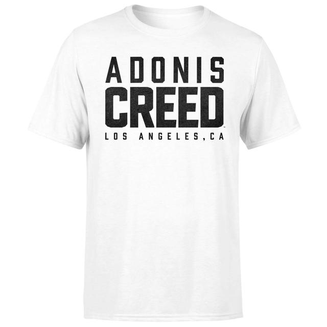 Creed Adonis Creed LA Logo Men's T-Shirt - White - 3XL on Productcaster.