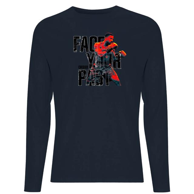 Creed Face Your Past Men's Long Sleeve T-Shirt - Navy - XS on Productcaster.