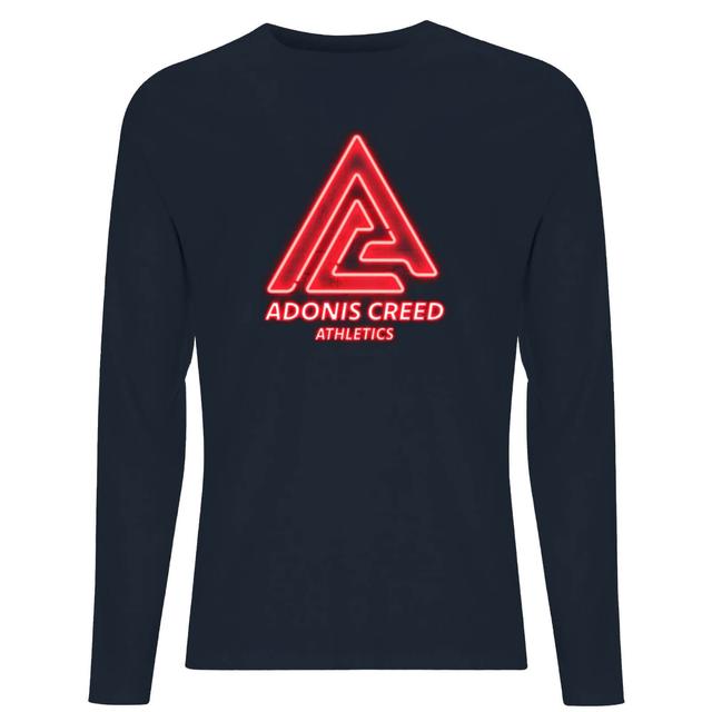 Creed Adonis Creed Athletics Neon Sign Men's Long Sleeve T-Shirt - Navy - M on Productcaster.