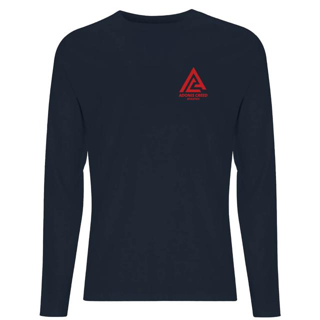 Creed Adonis Creed Athletics Logo Men's Long Sleeve T-Shirt - Navy - XS on Productcaster.