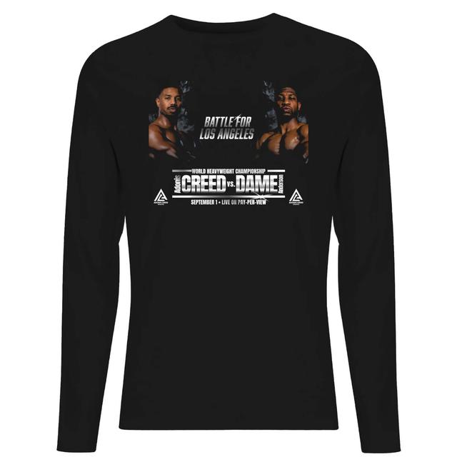 Creed Battle For Los Angeles Men's Long Sleeve T-Shirt - Black - M on Productcaster.