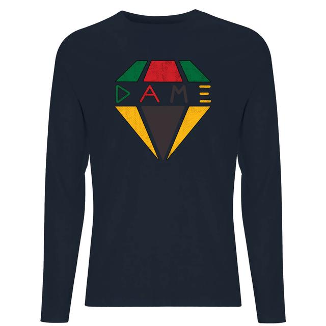 Creed DAME Diamond Logo Men's Long Sleeve T-Shirt - Navy - XS on Productcaster.