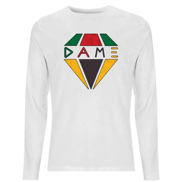 Creed DAME Diamond Logo Men's Long Sleeve T-Shirt - White - S on Productcaster.