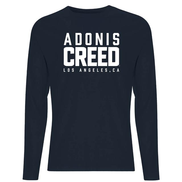 Creed Adonis Creed LA Logo Men's Long Sleeve T-Shirt - Navy - XL on Productcaster.