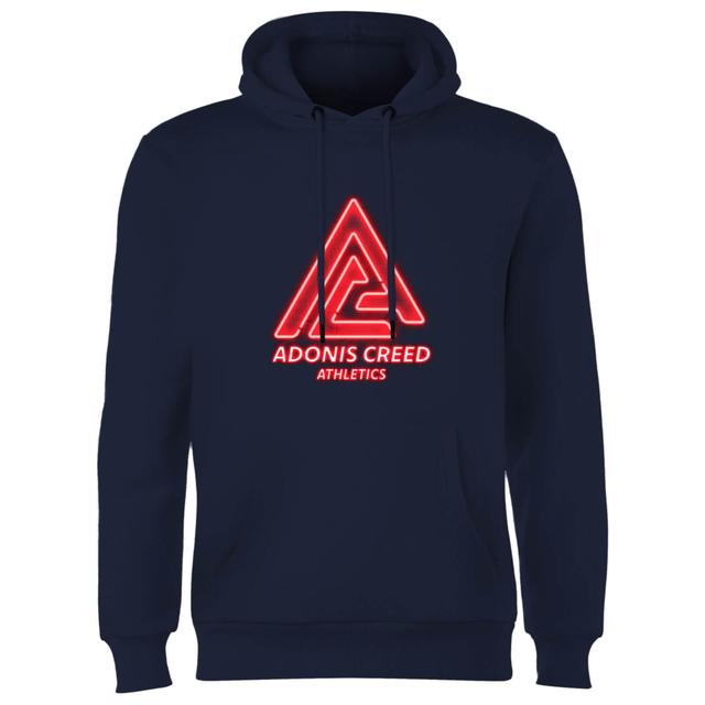 Creed Adonis Creed Athletics Neon Sign Hoodie - Navy - L on Productcaster.