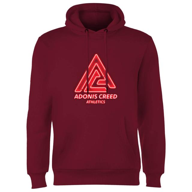 Creed Adonis Creed Athletics Neon Sign Hoodie - Burgundy - S on Productcaster.