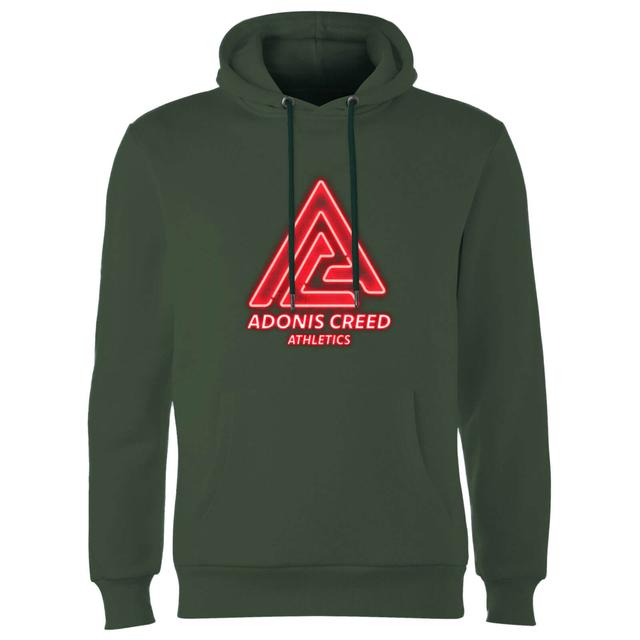 Creed Adonis Creed Athletics Neon Sign Hoodie - Green - L on Productcaster.