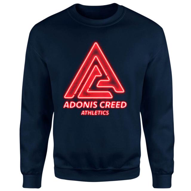 Creed Adonis Creed Athletics Neon Sign Sweatshirt - Navy - S on Productcaster.