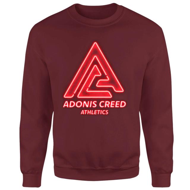 Creed Adonis Creed Athletics Neon Sign Sweatshirt - Burgundy - S on Productcaster.