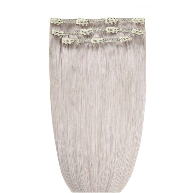 Beauty Works Deluxe Clip-in 16 Inch Extensions (Various Colours) - Silver on Productcaster.