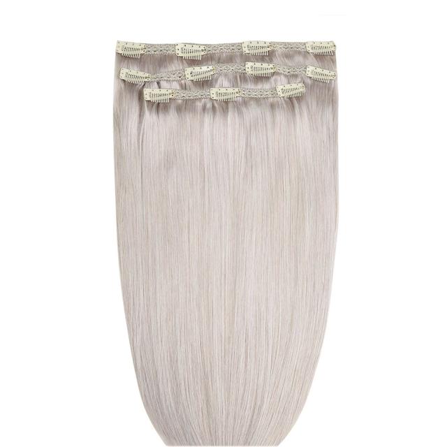 Beauty Works Deluxe Clip-in 20 Inch Extensions (Various Colours) - Silver on Productcaster.