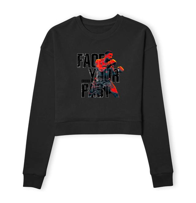 Creed Face Your Past Women's Cropped Sweatshirt - Black - XXL on Productcaster.