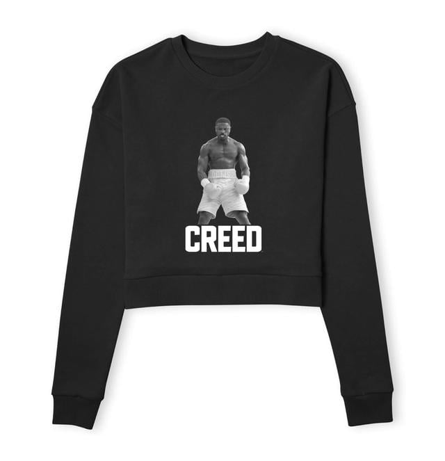 Creed Victory Women's Cropped Sweatshirt - Black - S on Productcaster.