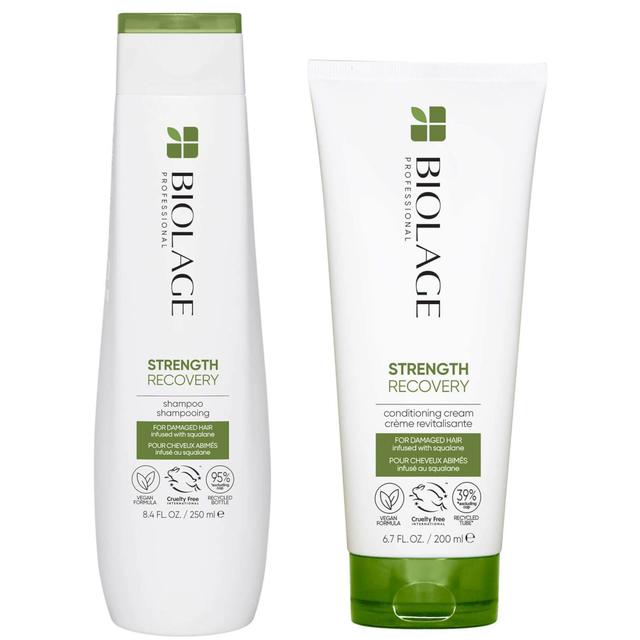 Biolage Professional Strength Recovery Vegan Cleansing Shampoo and Conditioner Duo for Damaged Hair on Productcaster.