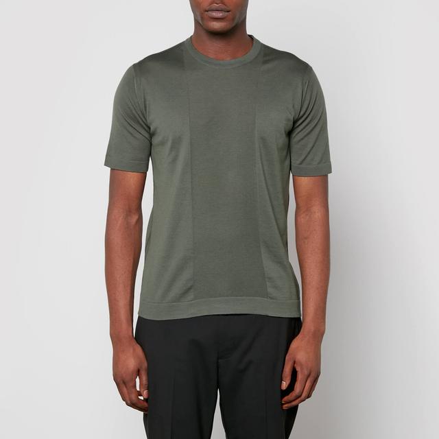 John Smedley Cowill Cotton T-Shirt - M on Productcaster.