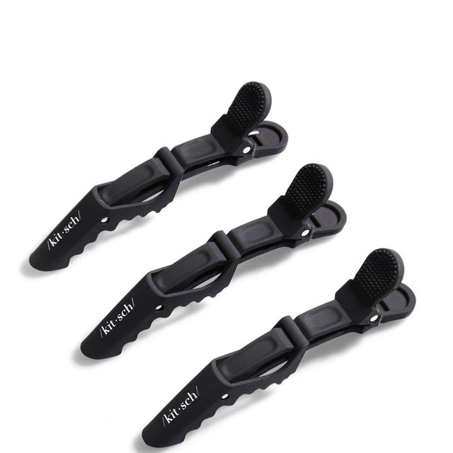 Kitsch No Slip Crocodile Clips - Black (Pack of 3) on Productcaster.