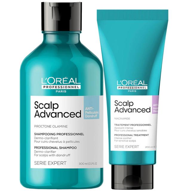 L'Oréal Professionnel Serié Expert Scalp Advanced Anti-Dandruff Shampoo and Hair Treatment Routine on Productcaster.