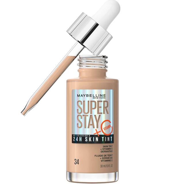 Maybelline Super Stay up to 24H Skin Tint Foundation + Vitamin C 30ml (Various Shades) - 34 on Productcaster.