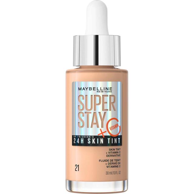 Maybelline Super Stay up to 24H Skin Tint Foundation + Vitamin C 30ml (Various Shades) - 21 on Productcaster.