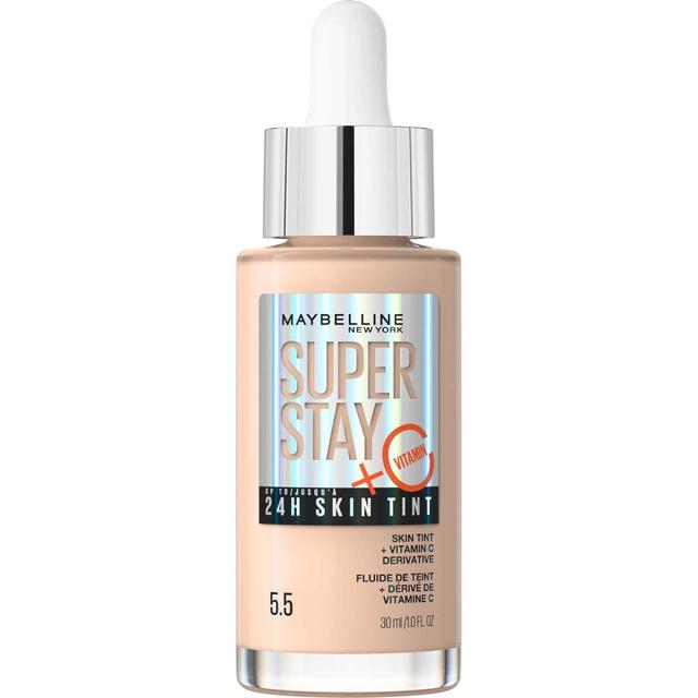 Maybelline Super Stay up to 24H Skin Tint Foundation + Vitamin C 30ml (Various Shades) - 5.5 on Productcaster.