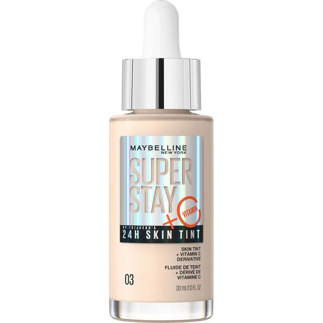 Maybelline Super Stay up to 24H Skin Tint Foundation + Vitamin C 30ml (Various Shades) - 3 on Productcaster.