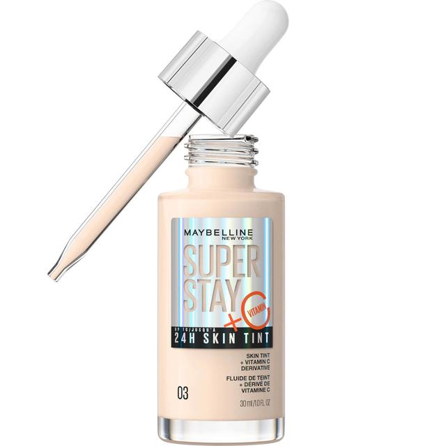 Maybelline Super Stay up to 24H Skin Tint Foundation + Vitamin C 30ml (Various Shades) - 3 on Productcaster.