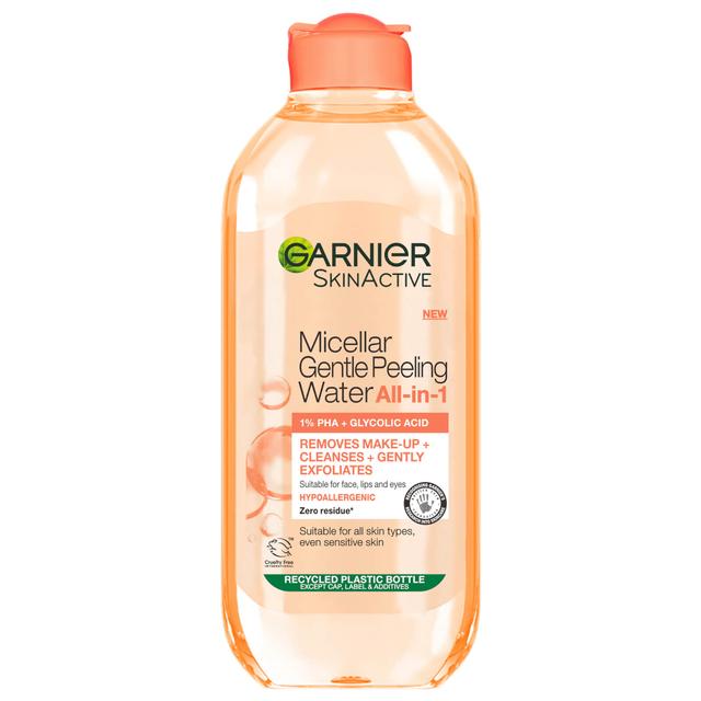 Garnier Micellar Gentle Peeling Water All-in-1 1% PHA and Glycolic Acid 400ml on Productcaster.