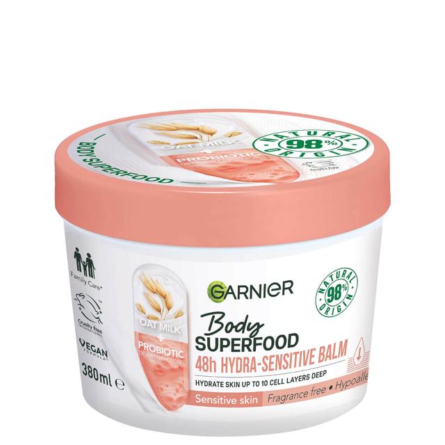 Garnier Body Superfood Hydra Sensitive Body Cream Oat Milk and Probiotic Derived Fractions 380ml on Productcaster.