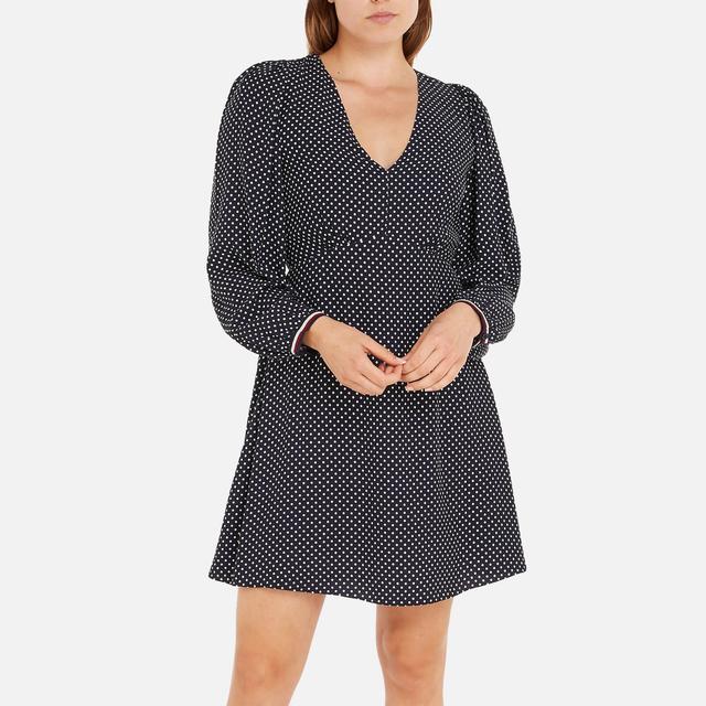 Tommy Hilfiger Jersey Polka Dot Mini Dress - EU 36/UK 8 on Productcaster.