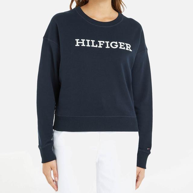 Tommy Hilfiger Cotton-Jersey Logo Sweatshirt - XS on Productcaster.