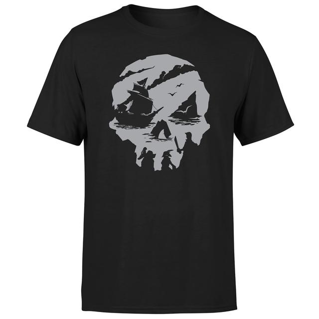 Sea of Thieves Sea Of Thieves 5th Anniversary Silver Foil Reaper's Mark Men's T-Shirt - Black - XS - Schwarz on Productcaster.