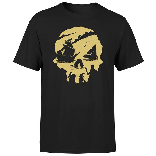 Sea of Thieves Sea Of Thieves 5th Anniversary Gold Foil Reaper's Mark Men's T-Shirt - Black - M - Black on Productcaster.