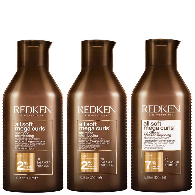 Redken All Soft Mega Curl Hydrating and Nourishing Shampoo Duo with Conditioner for Curly and Coily Hair on Productcaster.