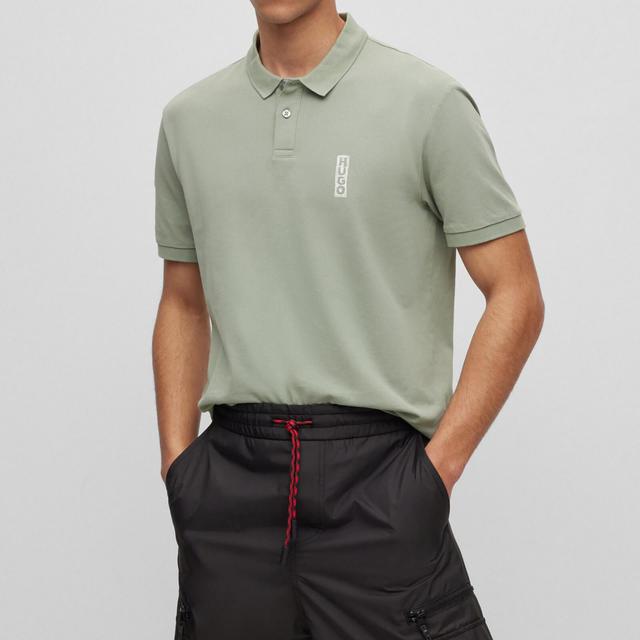 HUGO Darakorum Cotton-Piqué Polo Shirt - S on Productcaster.