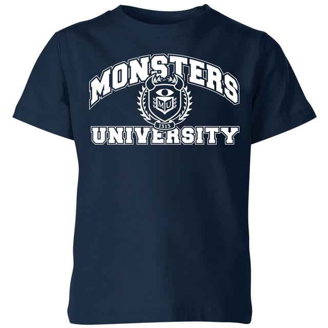 Monsters Inc. Monsters University Student Kids' T-Shirt - Navy - 9-10 Jahre on Productcaster.