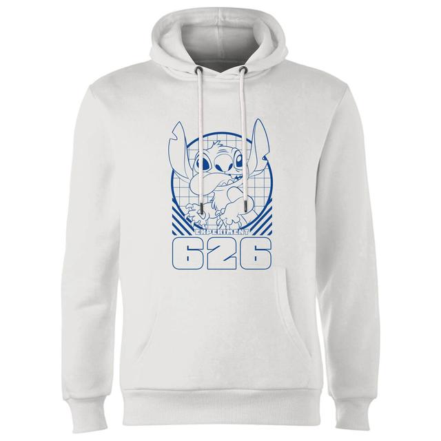 Lilo And Stitch Warning Experiment 626 Hoodie - White - S on Productcaster.