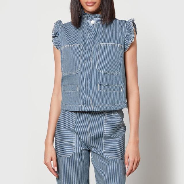 Seventy + Mochi Pablo Cotton-Blend Denim Waistcoat - UK 12 on Productcaster.