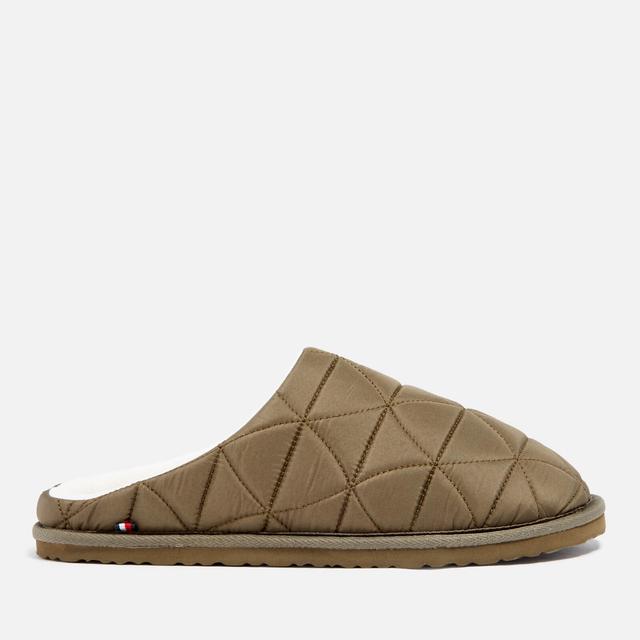 Tommy Hilfiger Men's Nylon Home Slippers - Army Green - UK 11/12 on Productcaster.