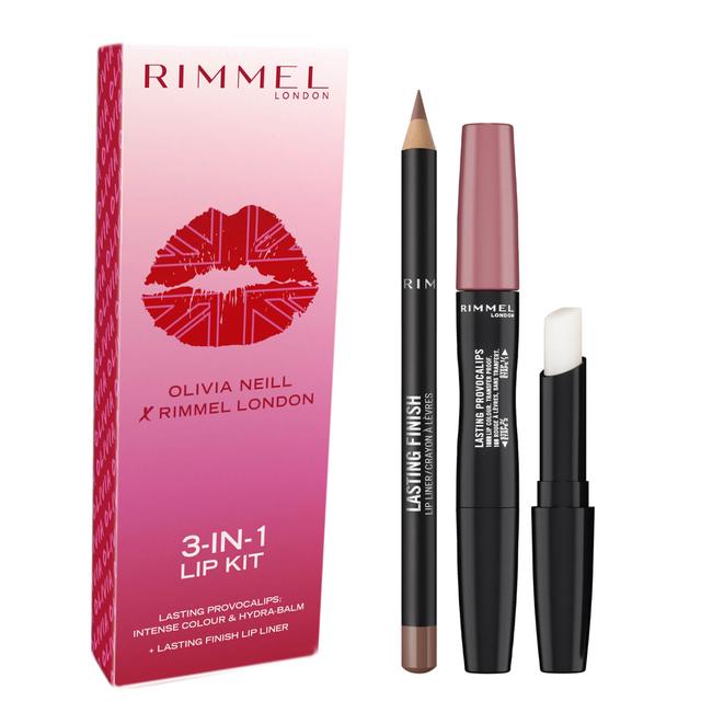 Rimmel London x Olivia Neill Exclusive Lip Kit - Nude (Worth £13.98) on Productcaster.