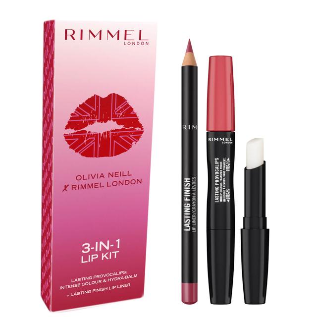 Rimmel London x Olivia Neill Exclusive Lip Kit - Mauve (Worth £13.98) on Productcaster.