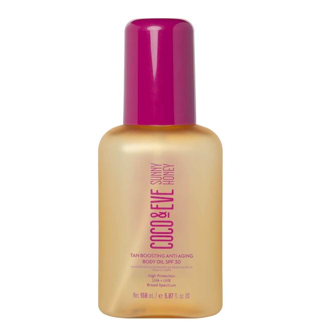 Coco & Eve Sunny Honey Tan Boosting Anti-Ageing Body Oil SPF 30 150ml on Productcaster.