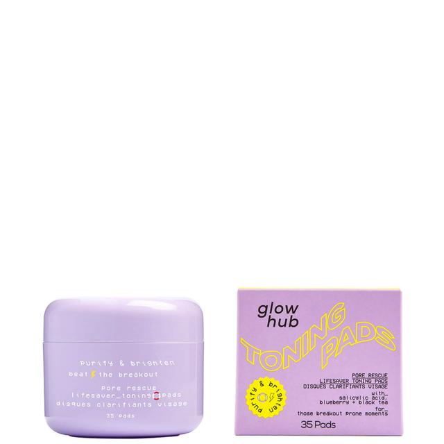 Glow Hub Purify & Brighten Pore Rescue Toning Pads 35pk on Productcaster.