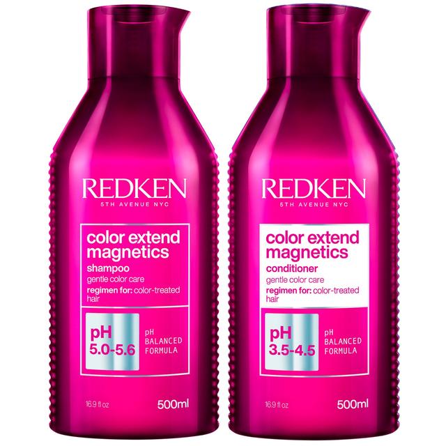 Redken Color Extend Magnetics Shampoo and Conditioner Routine For Coloured Hair 500ml on Productcaster.