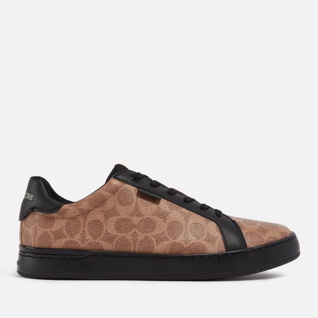 Coach Lowline Signature Printed Coated-Canvas Trainers - UK 8 on Productcaster.